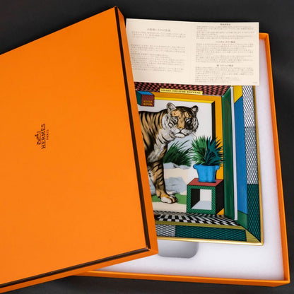 Hermes Accessory Case Grand Theater Nouveau King's Tiger Tray Plate