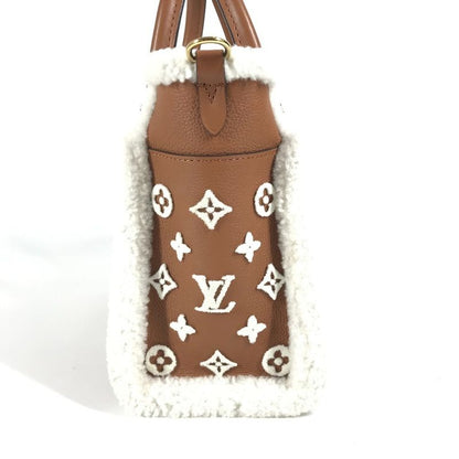 Louis Vuitton Handbag On My Side PM On My Side PM M58918 Leather Camel Brown