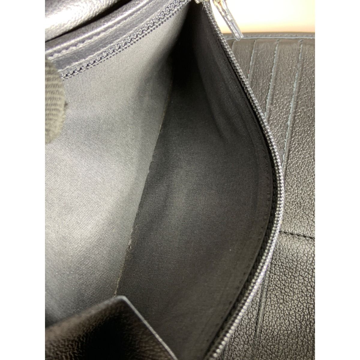 Chanel Camellia Butterfly Flap Wallet Wallet Long Wallet Black