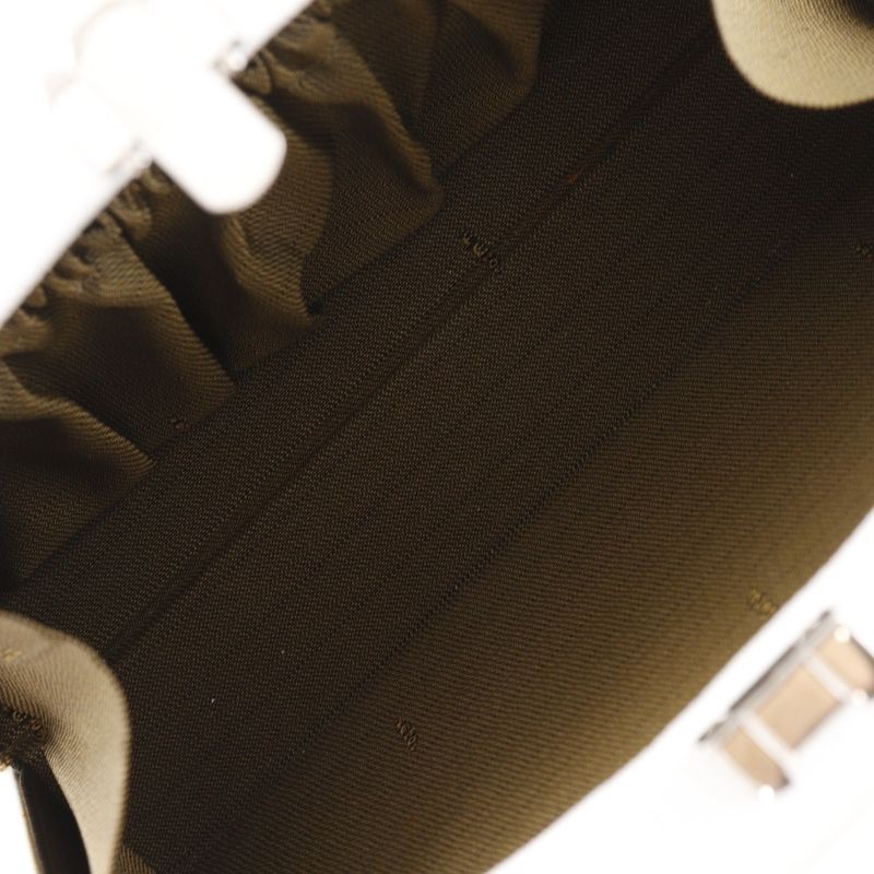 Fendi 2WAY Shoulder Vintage Calf White Women's Handbag