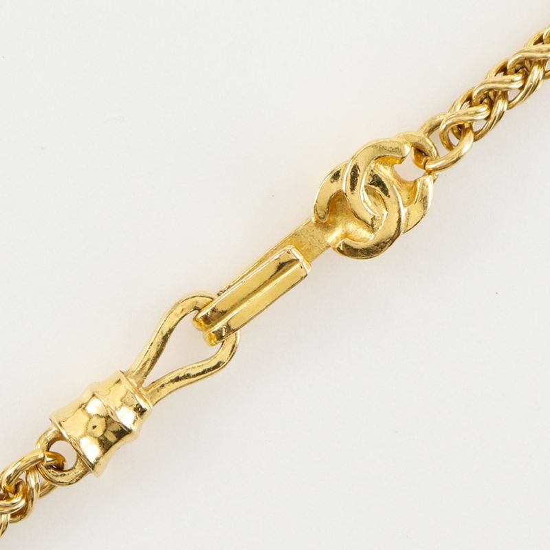 Chanel Coco Mark Vintage Gold Plated 95A Ladies 84.6g Necklace