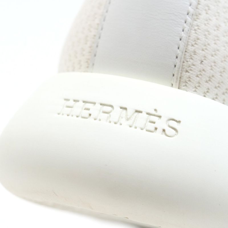 Hermes TEAM Sneakers Size 36 Team Double Face H Logo Mesh Low Cut Sneakers Made