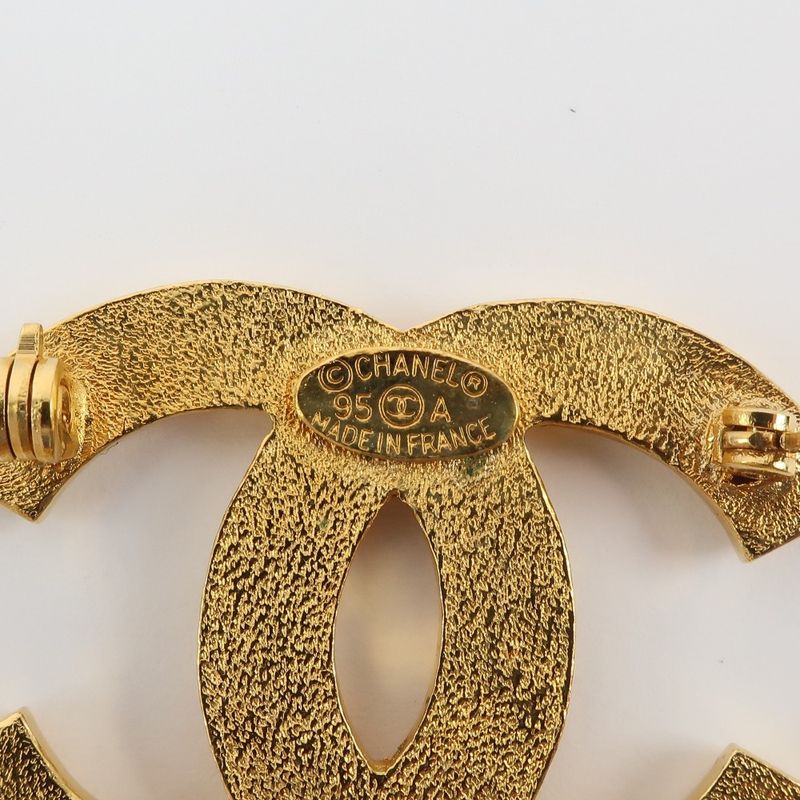Chanel Heart / Clover / Matelasse Icon Vintage Gold Plated 95A Ladies 74.2g
