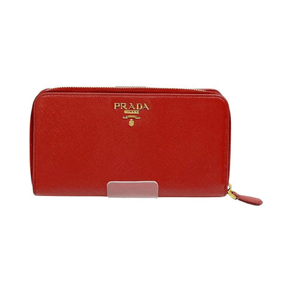 Prada Long Wallet Leather Women's 1ml029 Red