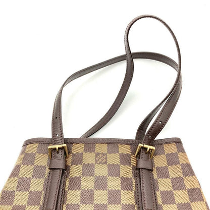 Louis Vuitton Marais Tote Bag Damier Ebène N42240 Ar0948 With Pouch