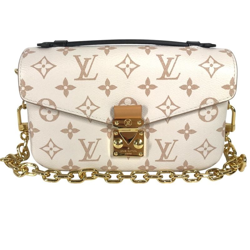 Louis Vuitton Shoulder Bag Pochette Metis EW M46914 Beige