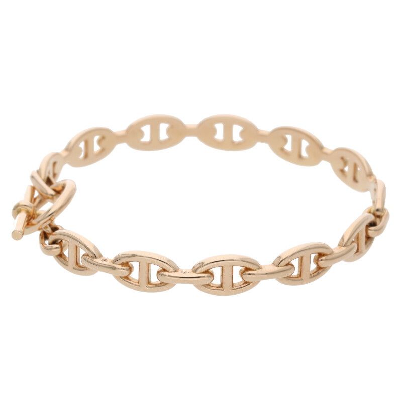 Hermes Anchene 18K Chaine D'ancre Bracelet Ladies ST