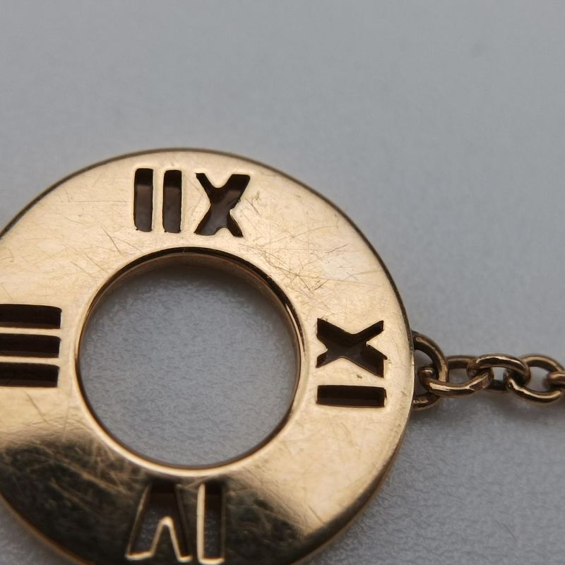 Tiffany Atlas Earrings De Gold Au750