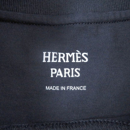 Hermes 23SS 3e4621dl Cartouche Chaine D'ancre Mock Neck Short Sleeve T-shirt