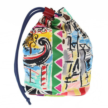 Prada Draw String Bag Graphic Design Draw String Ring Bag Pouch Mix