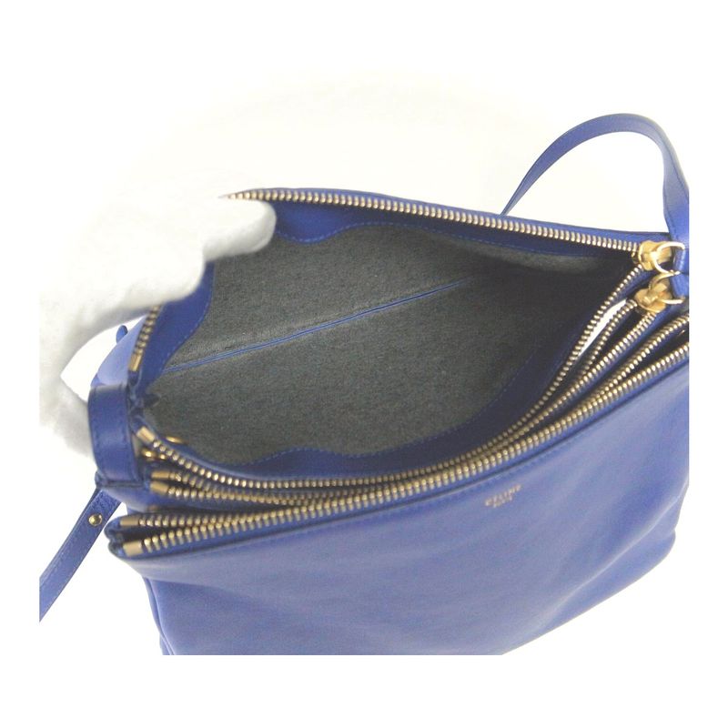 Celine Trio Shoulder Bag Women's Purple Pawnshop Listing