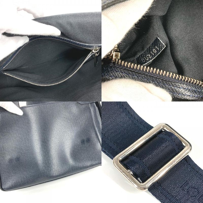 Louis Vuitton Shoulder Bag Romain MM Romain MM M32624 Taiga Leather Boreal Navy