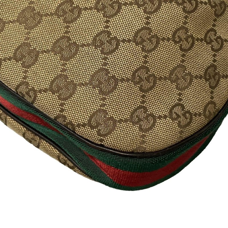 Gucci Shoulder Bag GG Patternsherry (web) 13315 Dark Brown X Beige X Multi