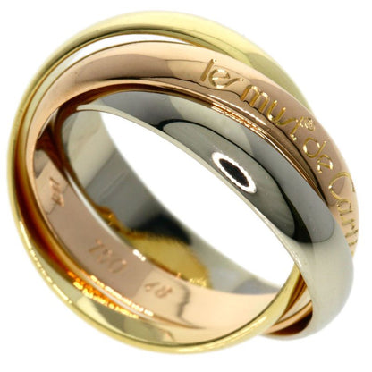 Cartier Trinity #48 Ring 18K Yellow Gold 18K White Gold 18K Pink Gold Ladies