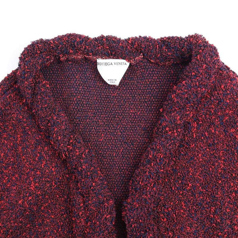 Bottega Veneta Slim Fit Cardigan Jacket 744371 V2r80 Red S