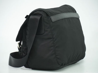 Authentic Prada Nylon Shoulder Bag Pochette Black Bag Pre-owned [follow-up