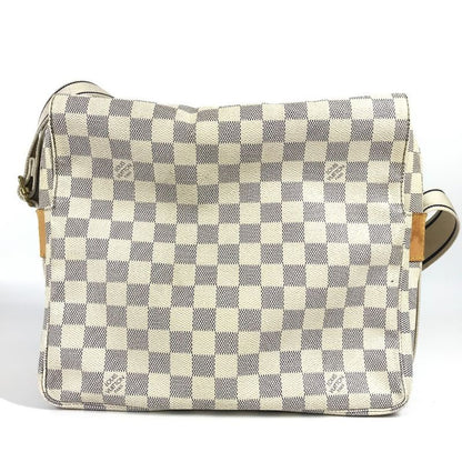 Louis Vuitton Naviglio Shoulder Bag N51189 Damier Azure Canvas White