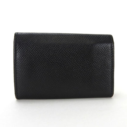 Bulgari Key Case Leather Black - 6 Rings Bvlgari