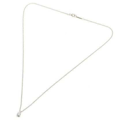 Tiffany & Co Tiffany & Co Solitaire Necklace Pt950 1P Diamond