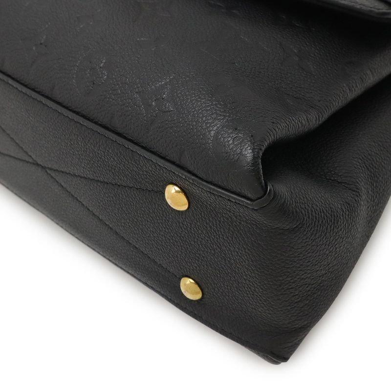 Louis Vuitton Monogram Empreinte Georges BB Handbag 2WAY Shoulder Bag Noir