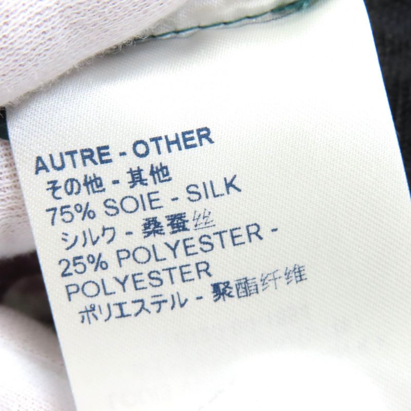 Louis Vuitton 19AW Cotton Silk Floral Pattern Ruffle Lace Long Sleeve Blouse