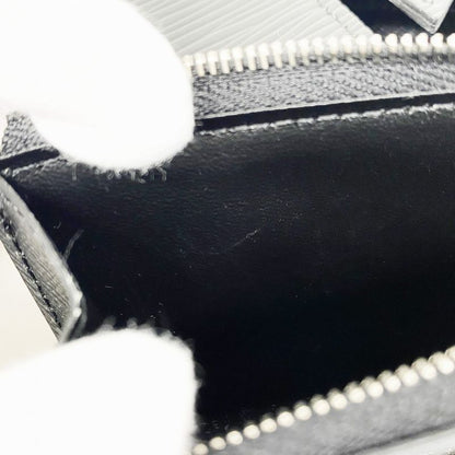 Louis Vuitton Epi Portefeuille Twist Compact M64414 Noir Men's Trifold Wallet