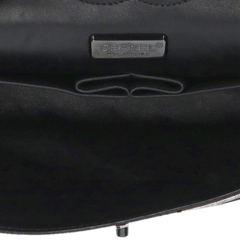 Chanel Newspaper Matelasse W Flap Shoulder Bag Men's