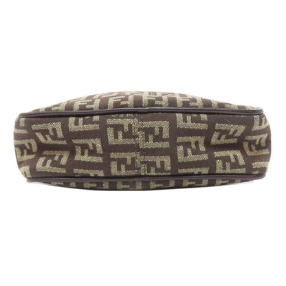 Fendi Zucca Pattern Shoulder Bag Canvas Women
