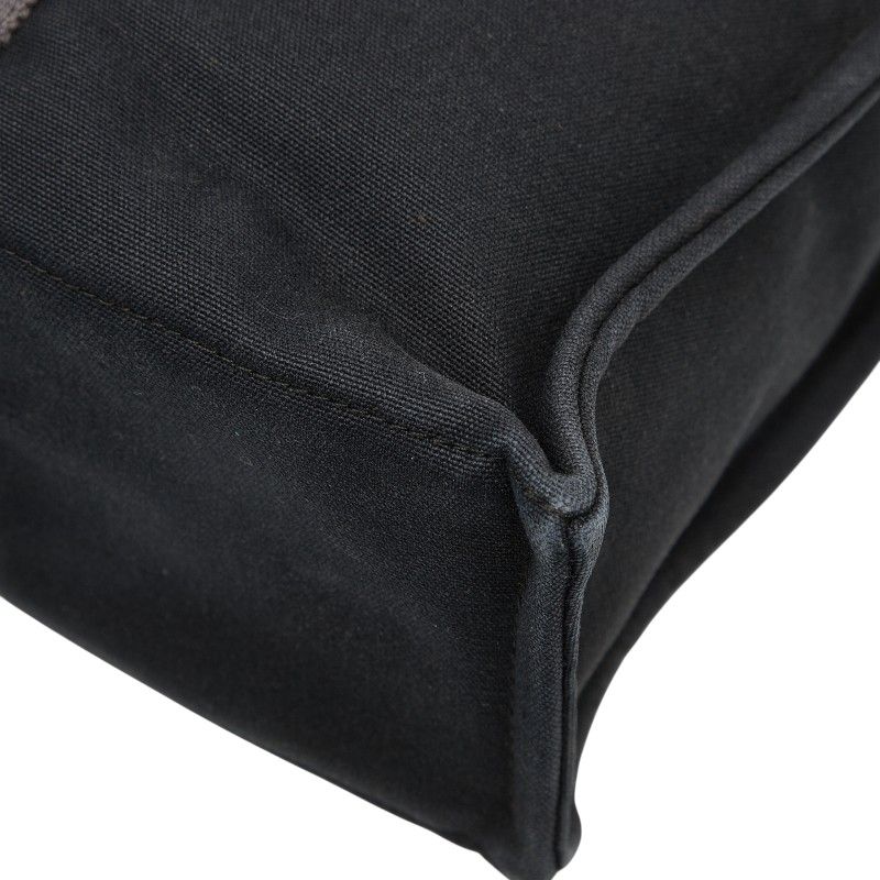 Hermes Fourre Tout Tote MM Black Canvas Women Hermes