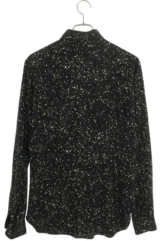 Saint Laurent Paris 15AW 376954 Y891j Splattered Rayon All-over Pattern Long