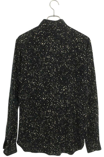 Saint Laurent Paris 15AW 376954 Y891j Splattered Rayon All-over Pattern Long