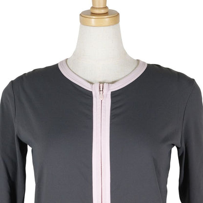 Chanel Pie Pink Zip Up Coco Mark P20775v12115 03P Nylon And Polyurethane