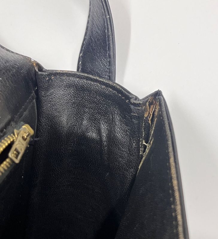 Celine Carriage Shoulder Bag Leather Black 83fa496