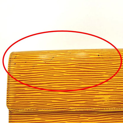 Louis Vuitton M63579 Epi Trifold Long Wallet Portmonnais Cles Di Long Wallet