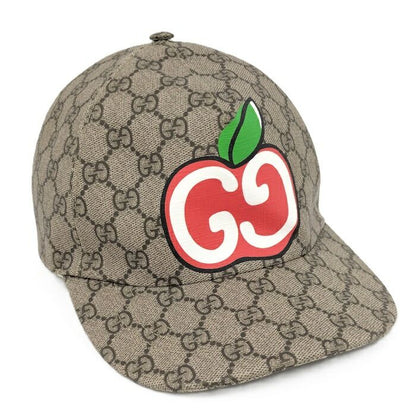 Gucci Baseball Cap GG Supreme Canvas GG Apple Beige 628446