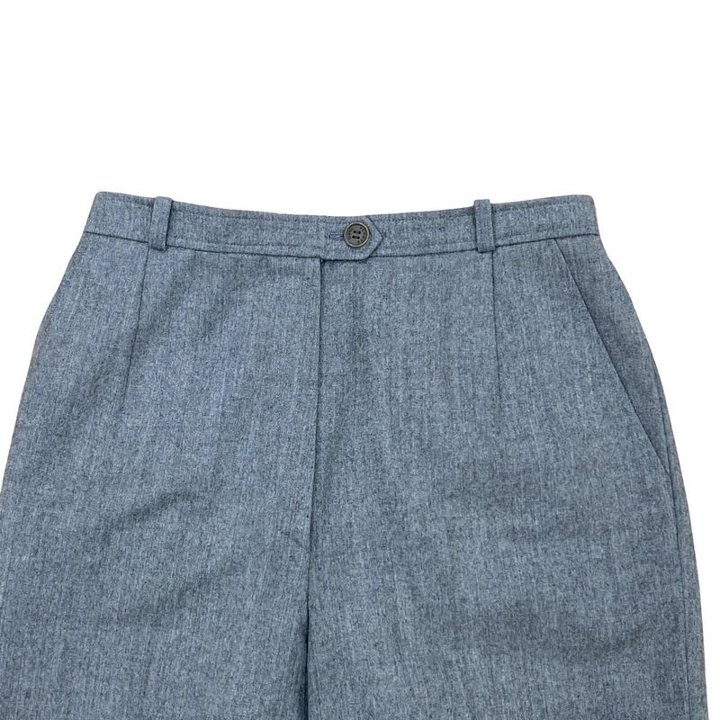 Hermes Wool Pants Size 40 Bottoms Women's Gray 28161
