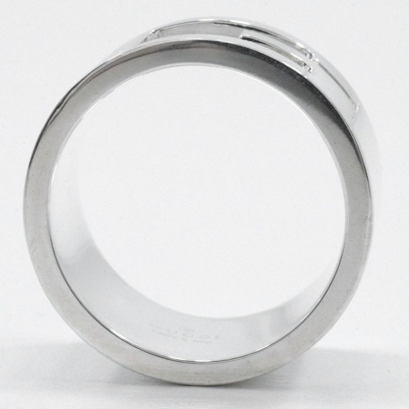 Gucci Branded G Wide Silver 925 12.5 Ladies 10.8g Ring