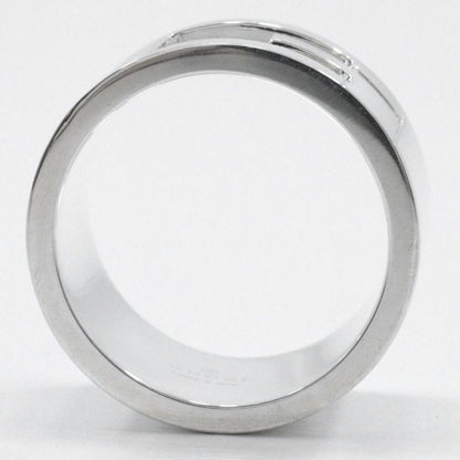 Gucci Branded G Wide Silver 925 12.5 Ladies 10.8g Ring