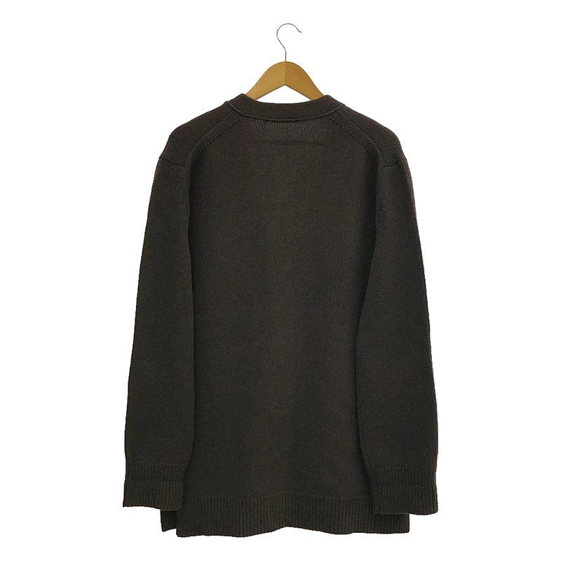 Celine - Phoebe Period Wool Cashmere Blend Oversized V-neck Knit Cardigan - S -