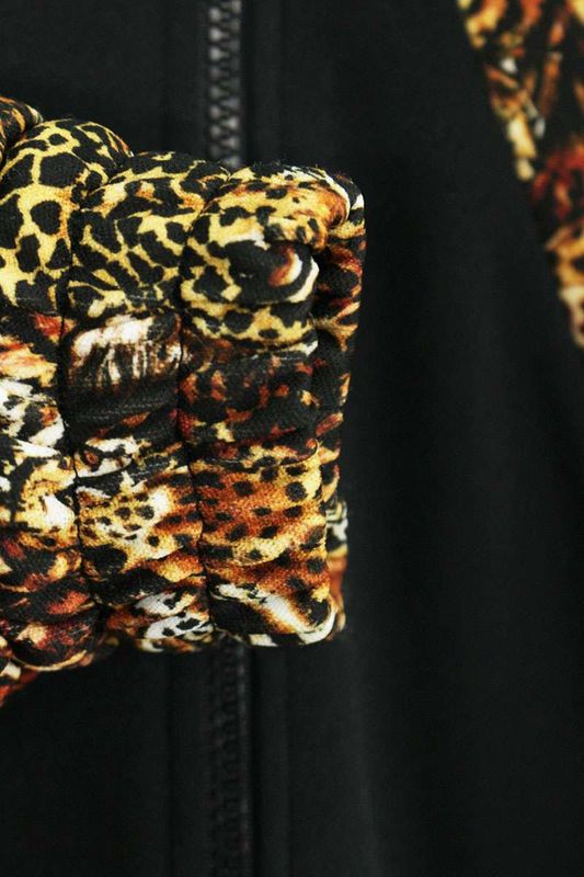 Celine 2y949435s Zip-up Leopard Blouson Men's M