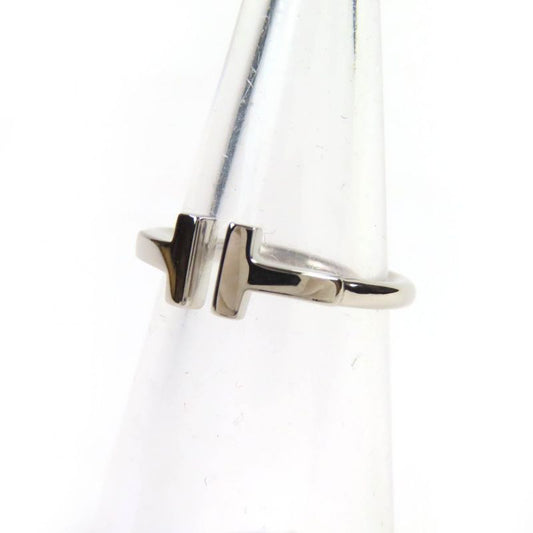Tiffany & Co T-wire Ring 18K White Gold Accessory Ring White Gold Size Approx 8
