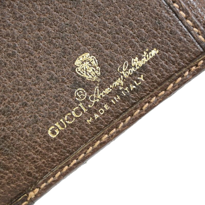 Gucci GG Cherry Bifold Wallet Compact Wallet Vintage 09bs115