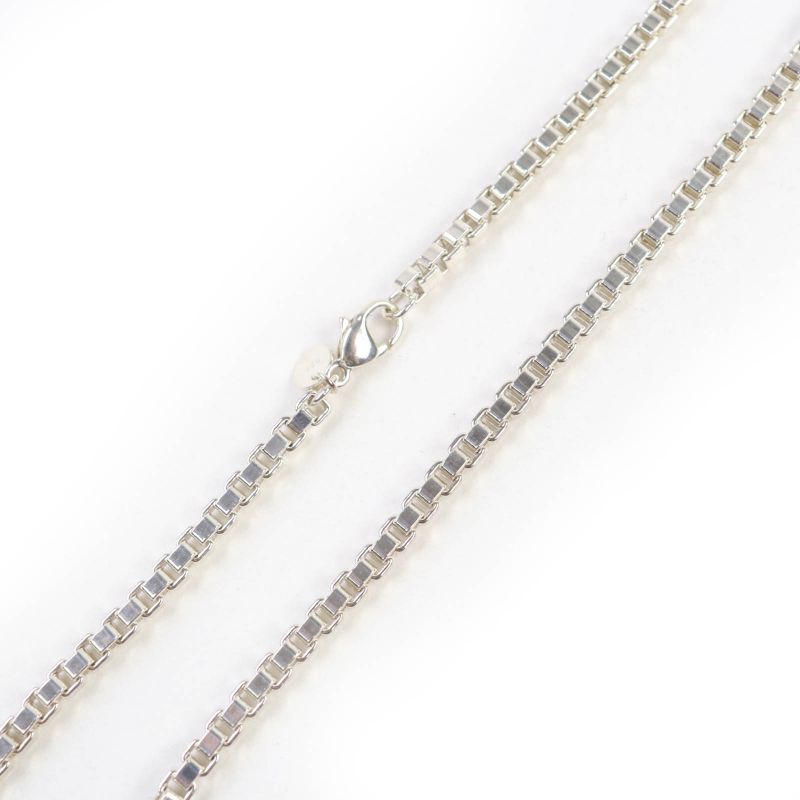 Tiffany & Co Venetian Necklace 925 Silver With Box And Storage Bag