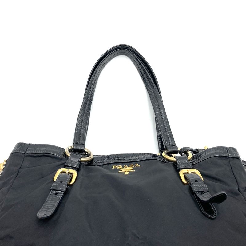 Prada Tote Bag Nylon Black