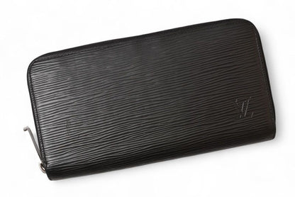 Louis Vuitton Wallet Louis Vuitton Long Wallet Zippy Wallet Epi Black M61857