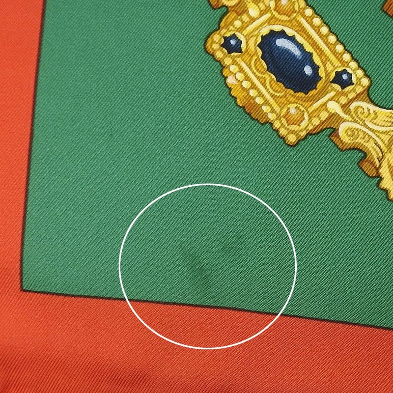 Hermes Scarf Carre 90 Silk 100% Kosmima Universe Blue Green Red Women Hermes