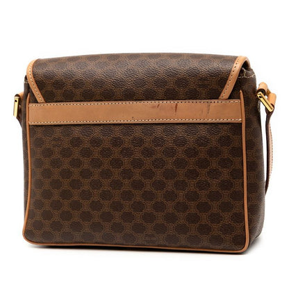 Celine Macadam Brown PVC Leather Women's Celine