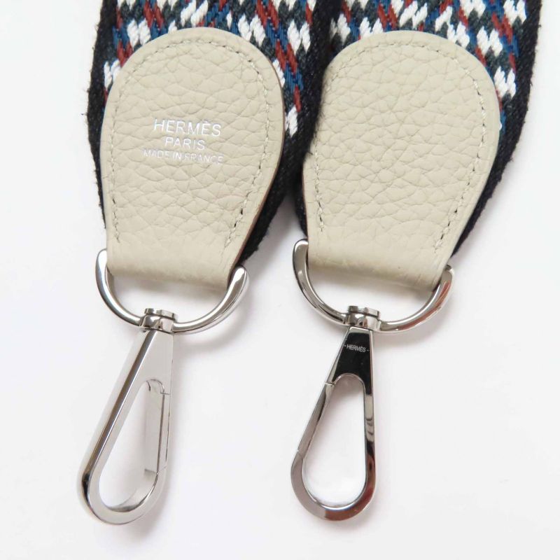 Hermes Evelyn 3PM Beton Silver Hardware Sangle Zigzag Taurillon Clemence