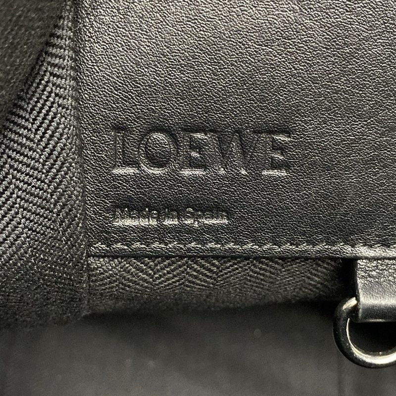 Loewe Tote Bag Hammock Bag Small Black With C Engraved Leather