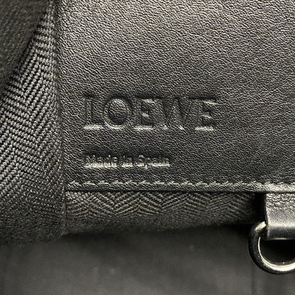 Loewe Tote Bag Hammock Bag Small Black With C Engraved Leather